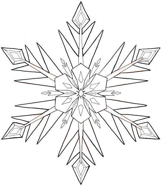 Snowflakes Drawing Pics