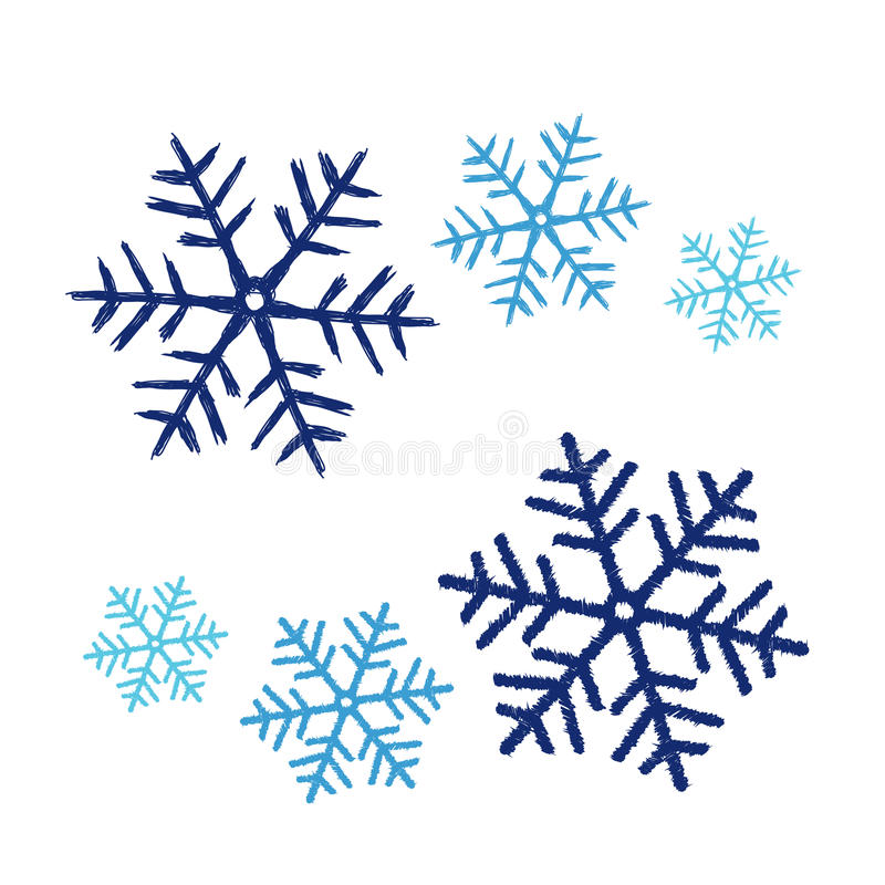 Snowflakes Drawing Picture