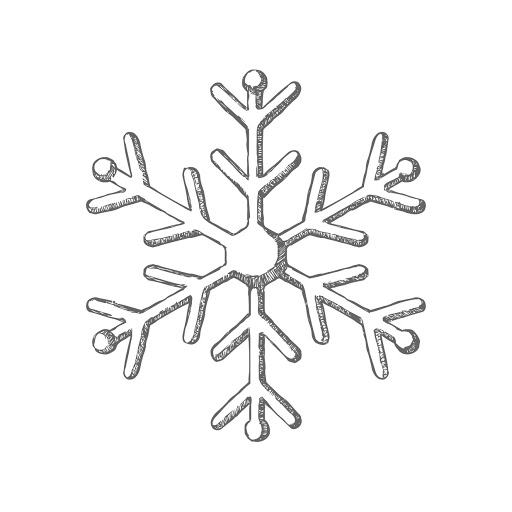 Snowflakes Drawing Sketch
