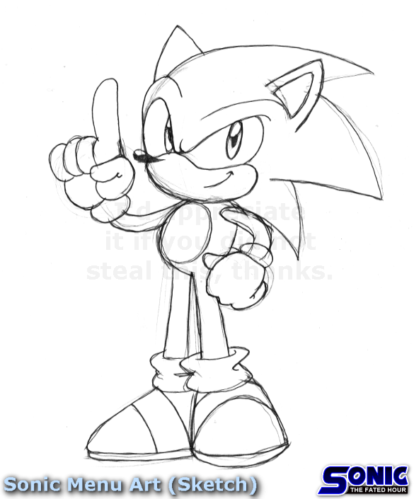 Sonic Drawing Pic