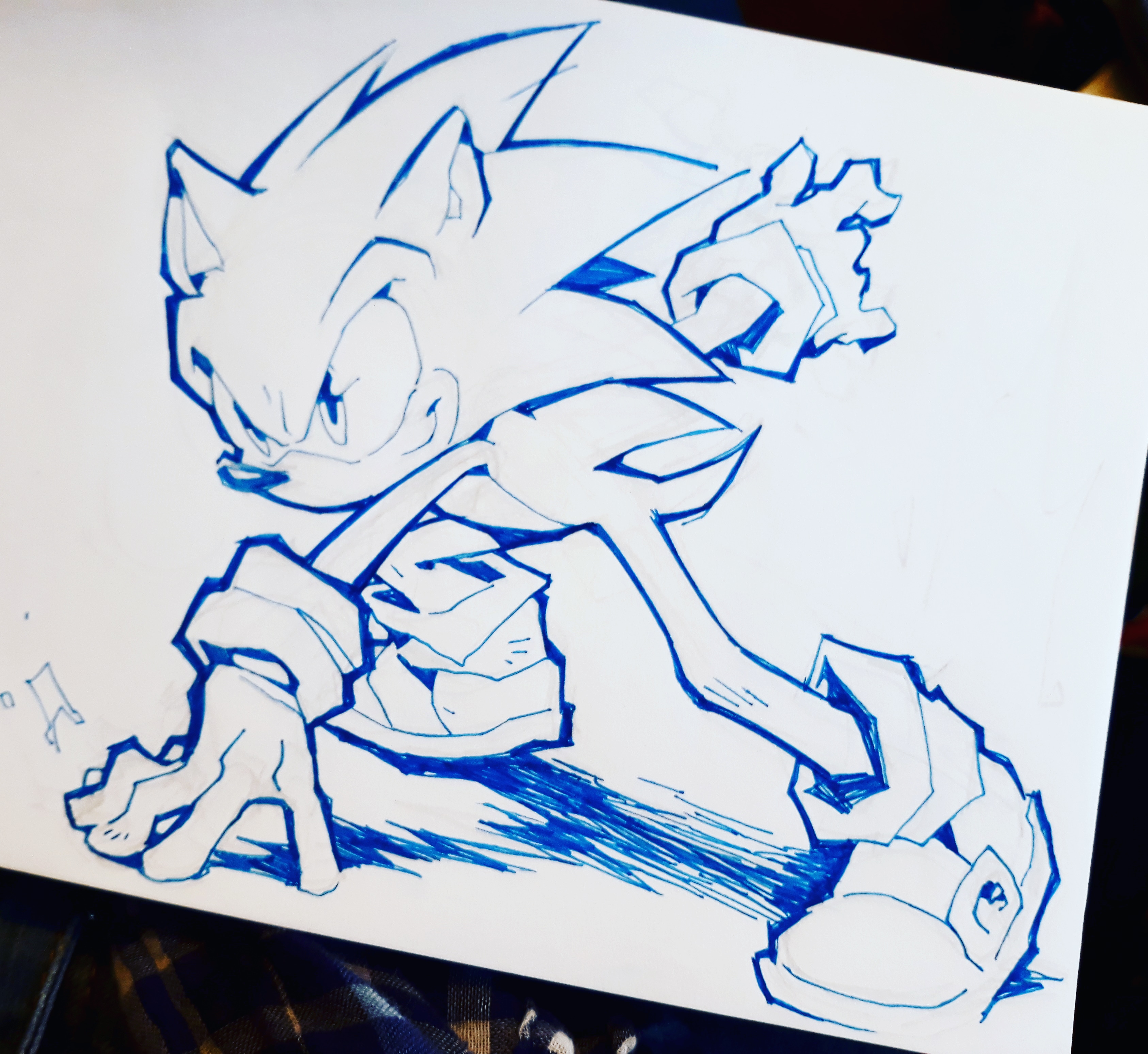 How to Draw Sonic the Hedgehog in Easy Drawing Tutorial - How to Draw Step  by Step Drawing Tutorials