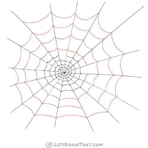 Spider Web Drawing Pics