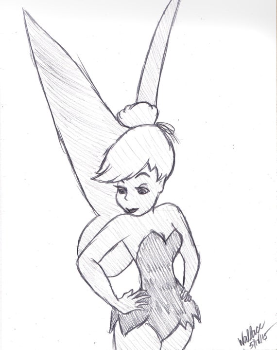Tinkerbell Drawing Amazing