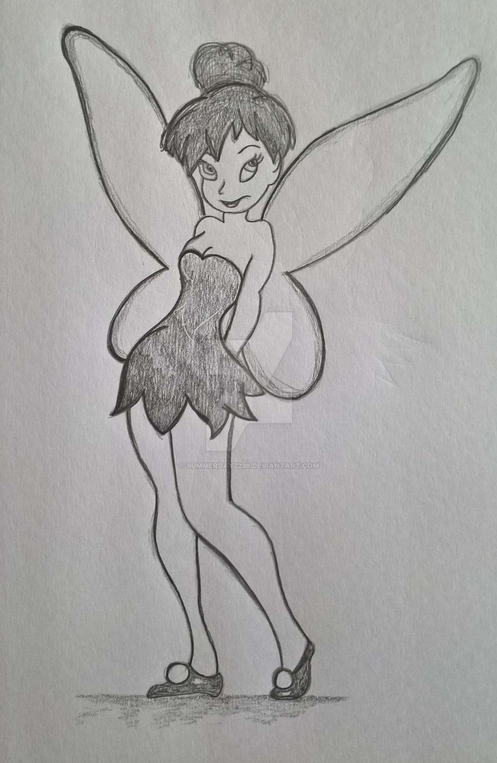 Tinkerbell Drawing Sketch