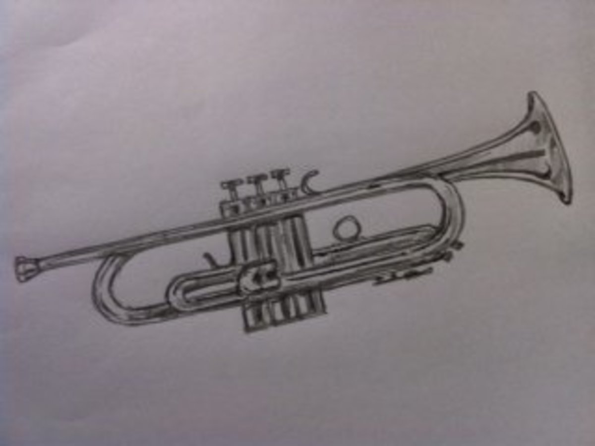 Trumpet Drawing Amazing