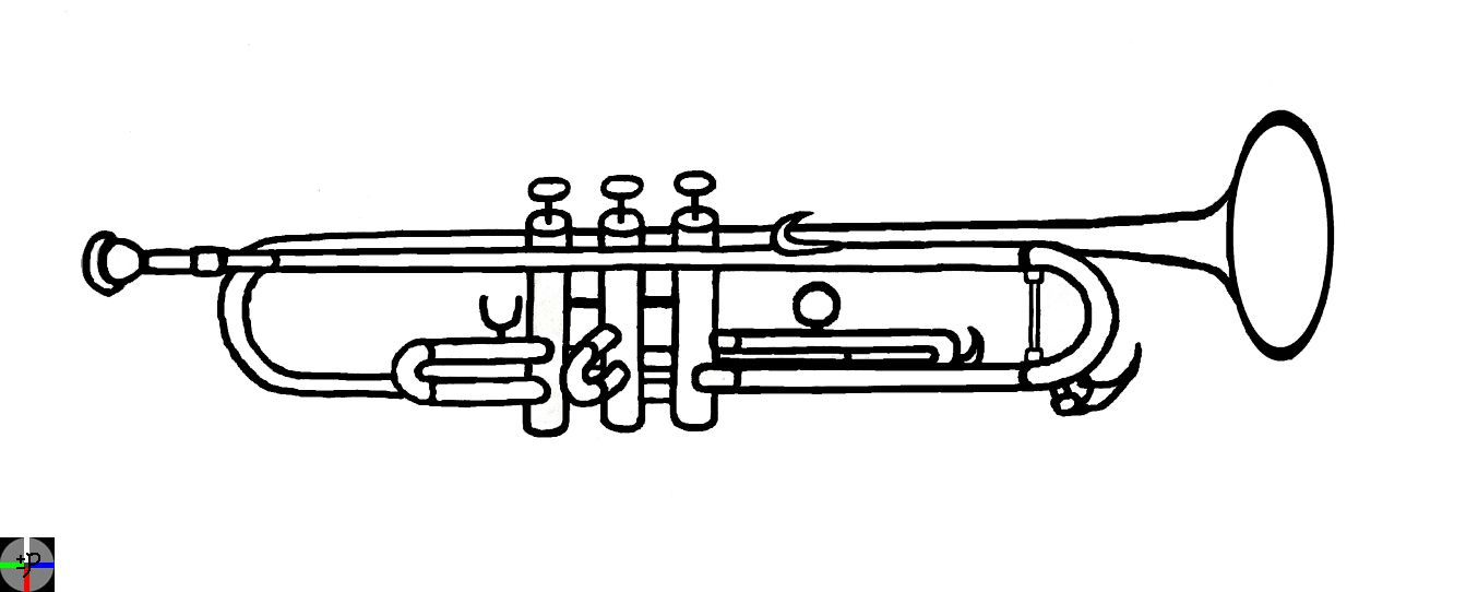 Trumpet Drawing Photo