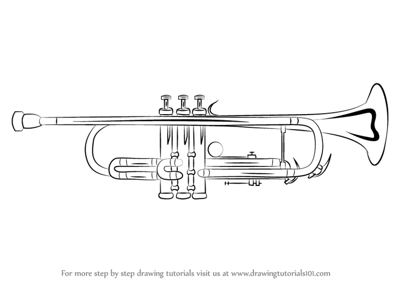 Trumpet Drawing Picture