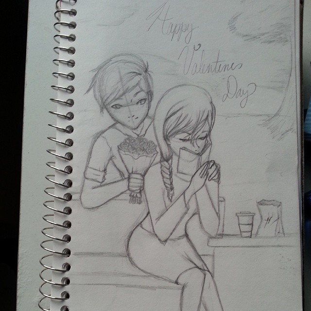 Valentines Day Drawing Beautiful Art