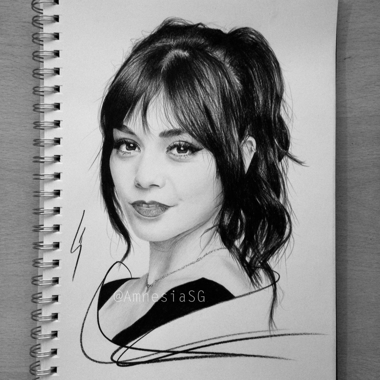 Vanessa Hudgens Drawing Amazing