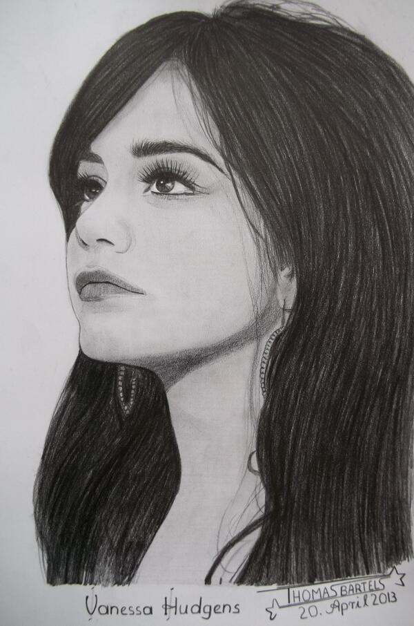 Vanessa Hudgens Drawing High-Quality