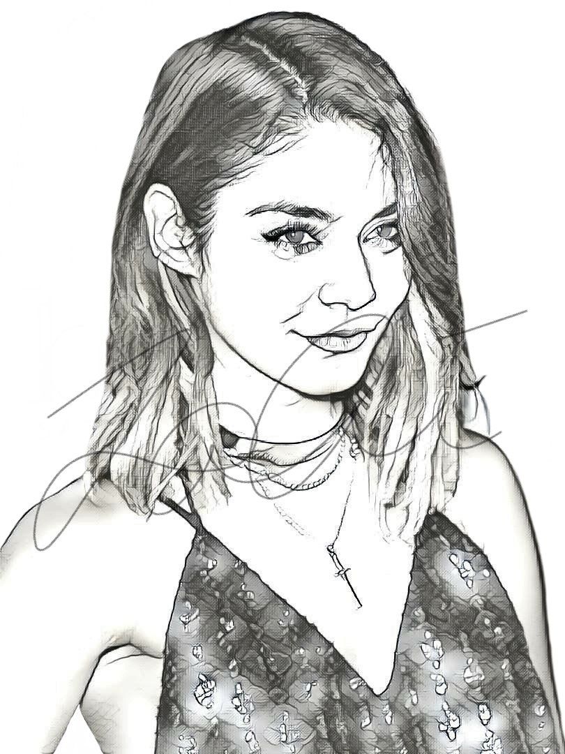 Vanessa Hudgens Drawing Photo