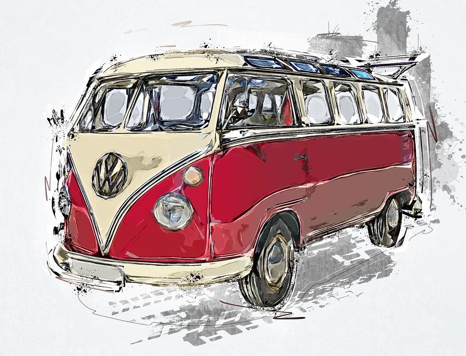 Volkswagen Drawing Images