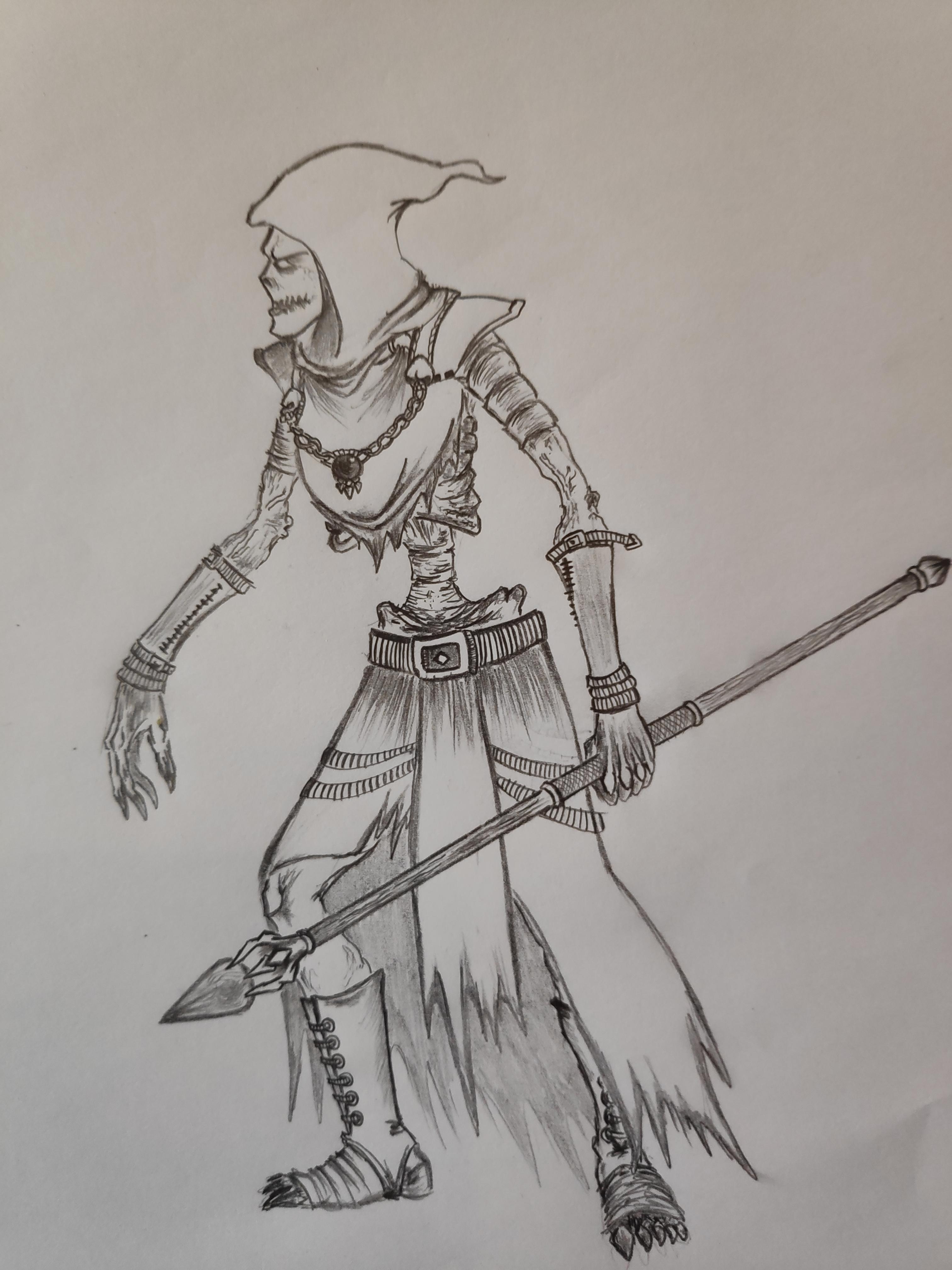 Warlock Drawing Images