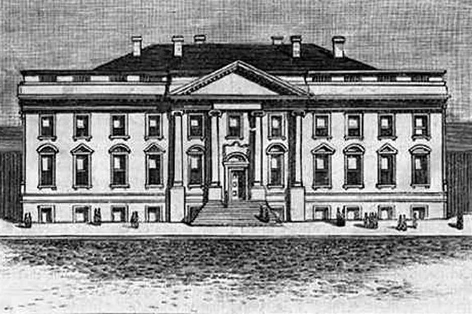 White House Drawing Sketch