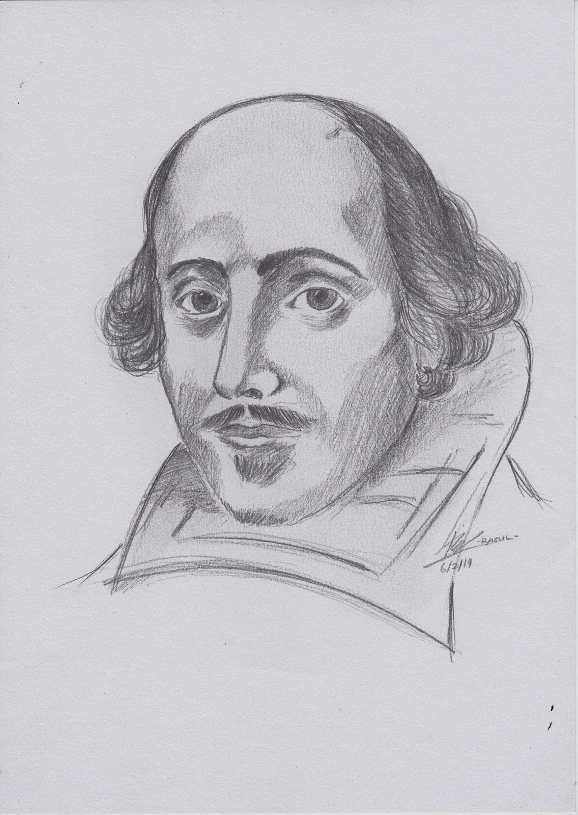 William Shakespeare Drawing Pictures