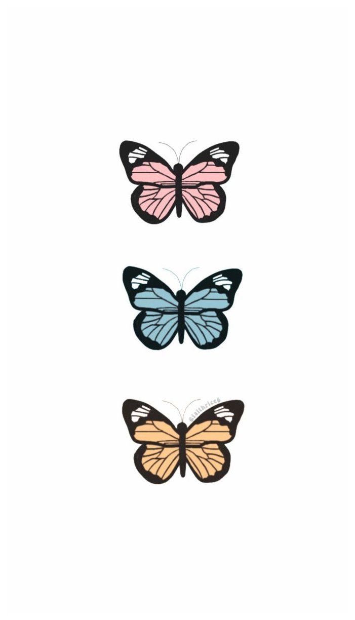 Butterfly Aesthetic Drawing High-Quality