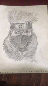 Kakashi Hatake of Naruto Drawing