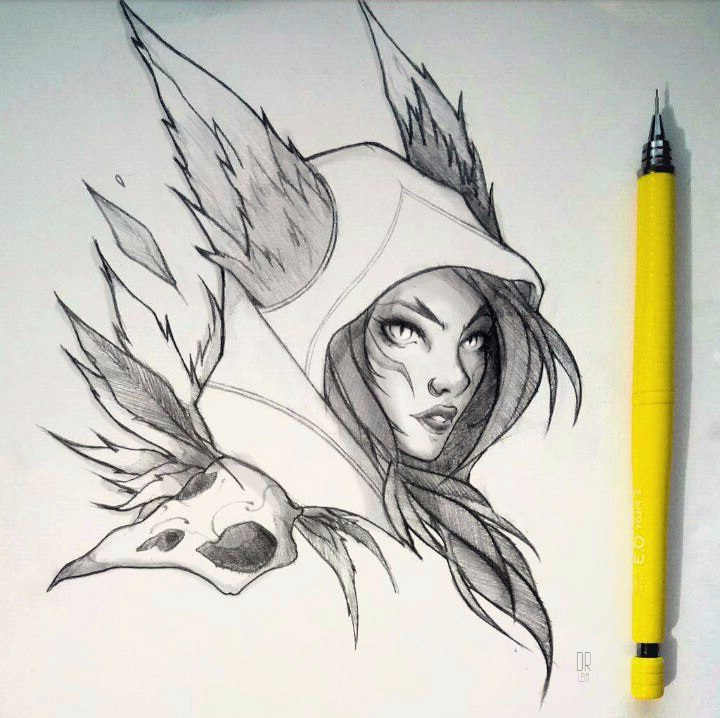 League of Legends Art Drawing