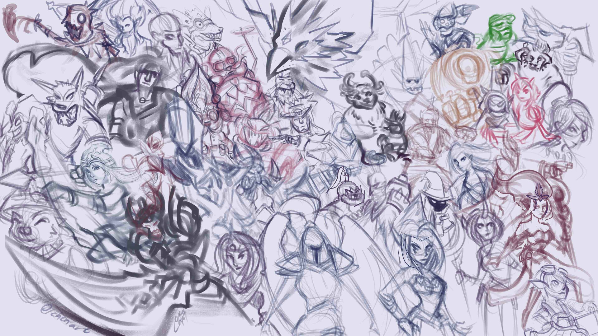 League of Legends Drawing Amazing