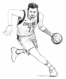 Luka Doncic Drawing Pics - Drawing Skill