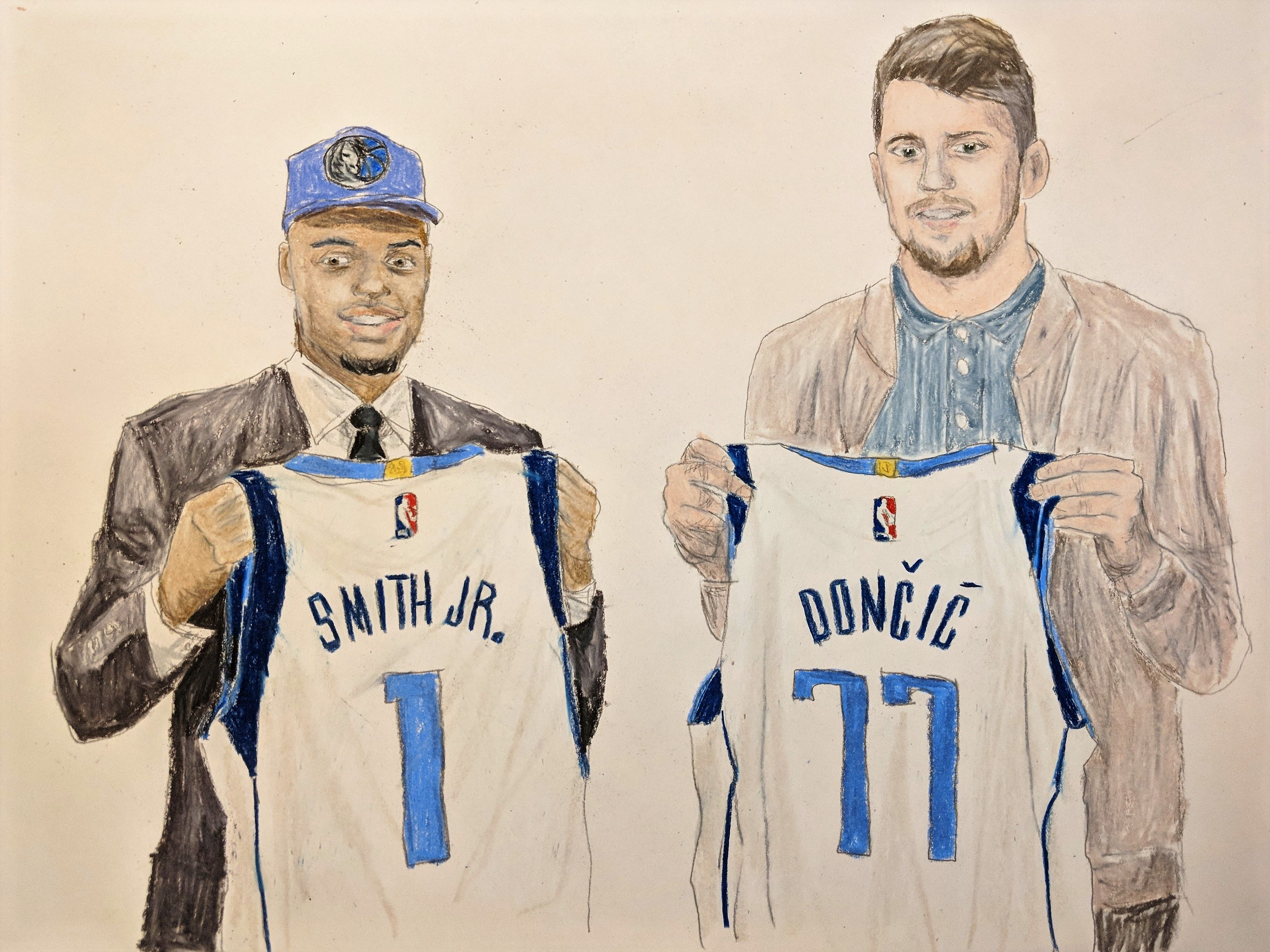 Luka Doncic Drawing Realistic