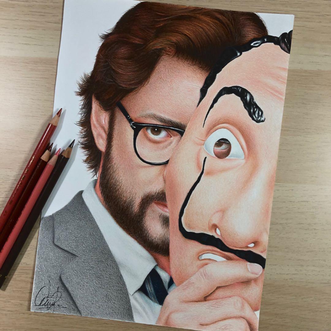 Money Heist Drawing Picture