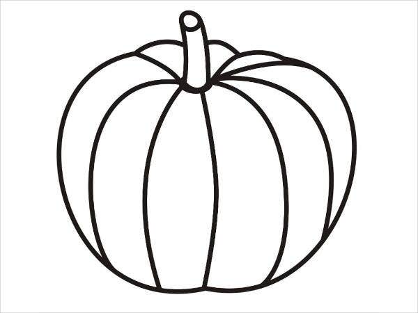 Pumpkin Aesthetic Drawing High-Quality