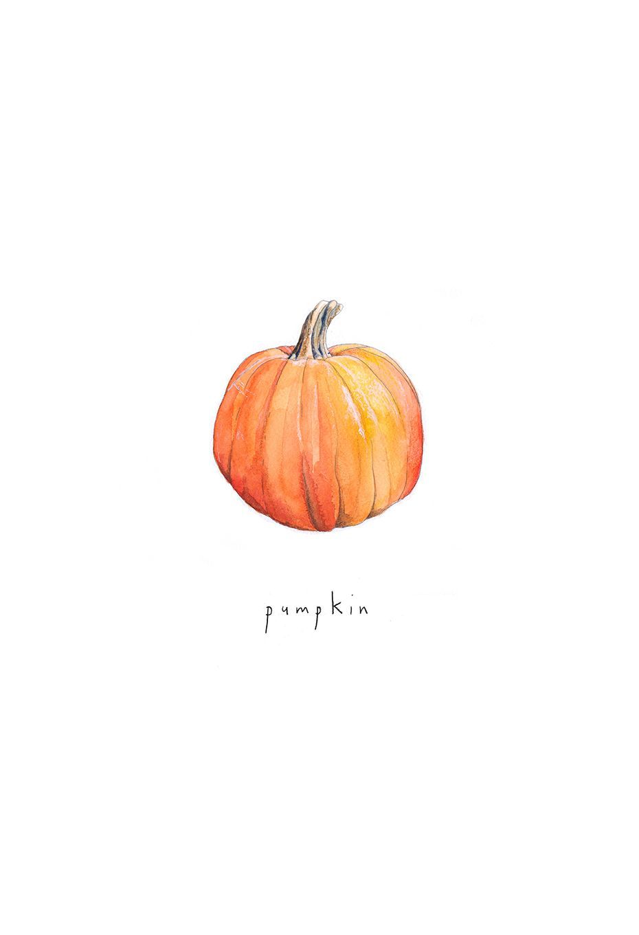 Pumpkin Aesthetic Drawing Pic