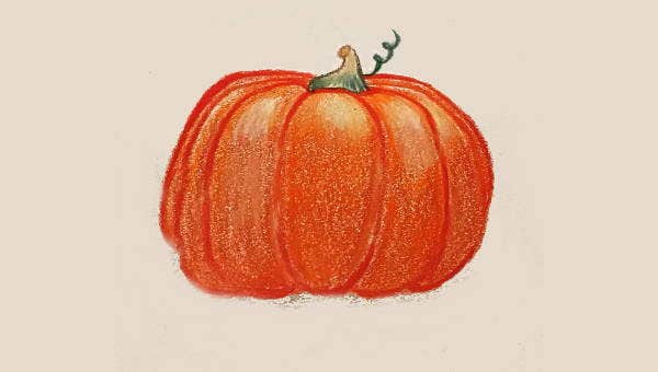 Pumpkin Aesthetic Drawing Pics