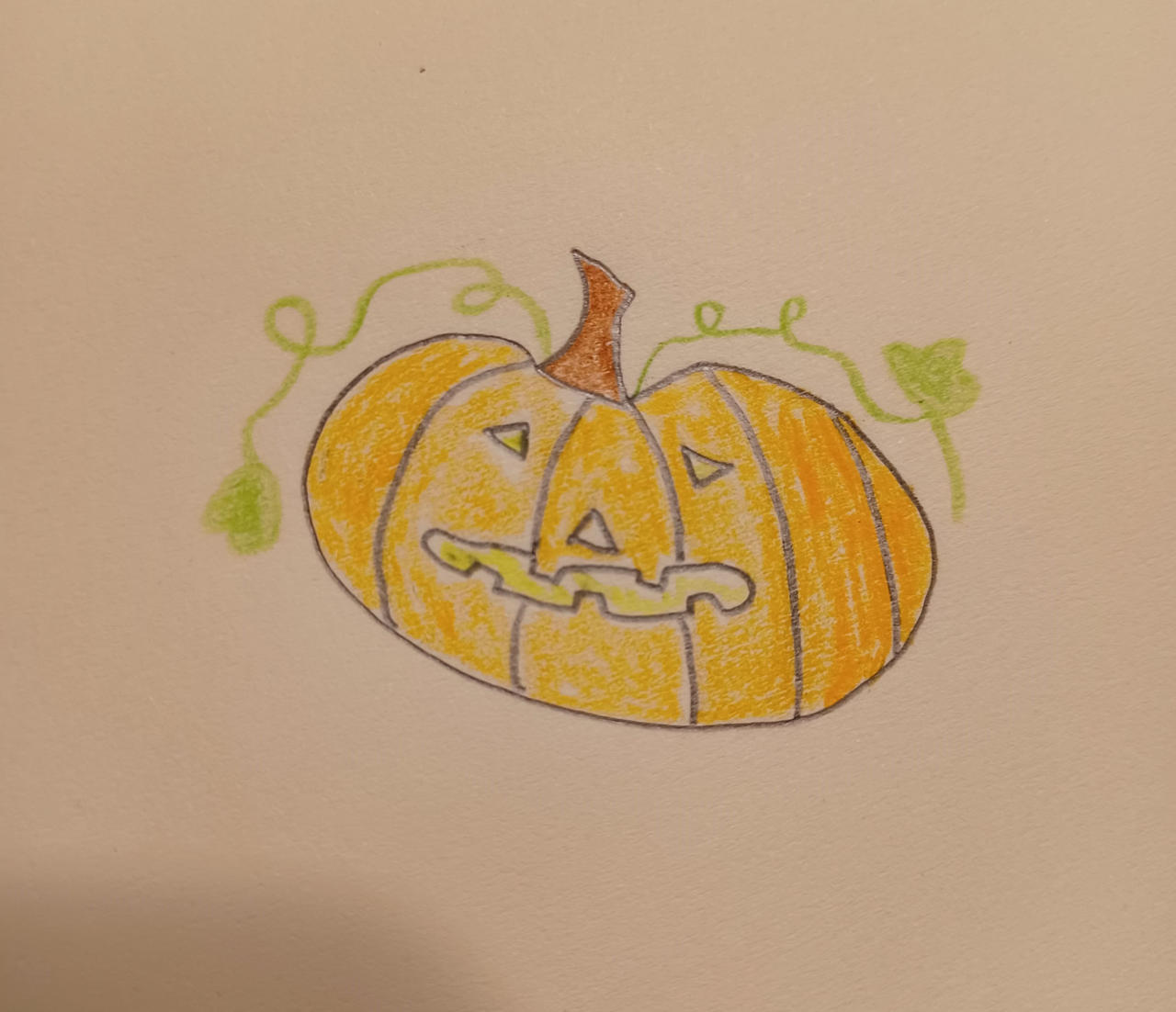 Pumpkin Aesthetic Drawing Picture