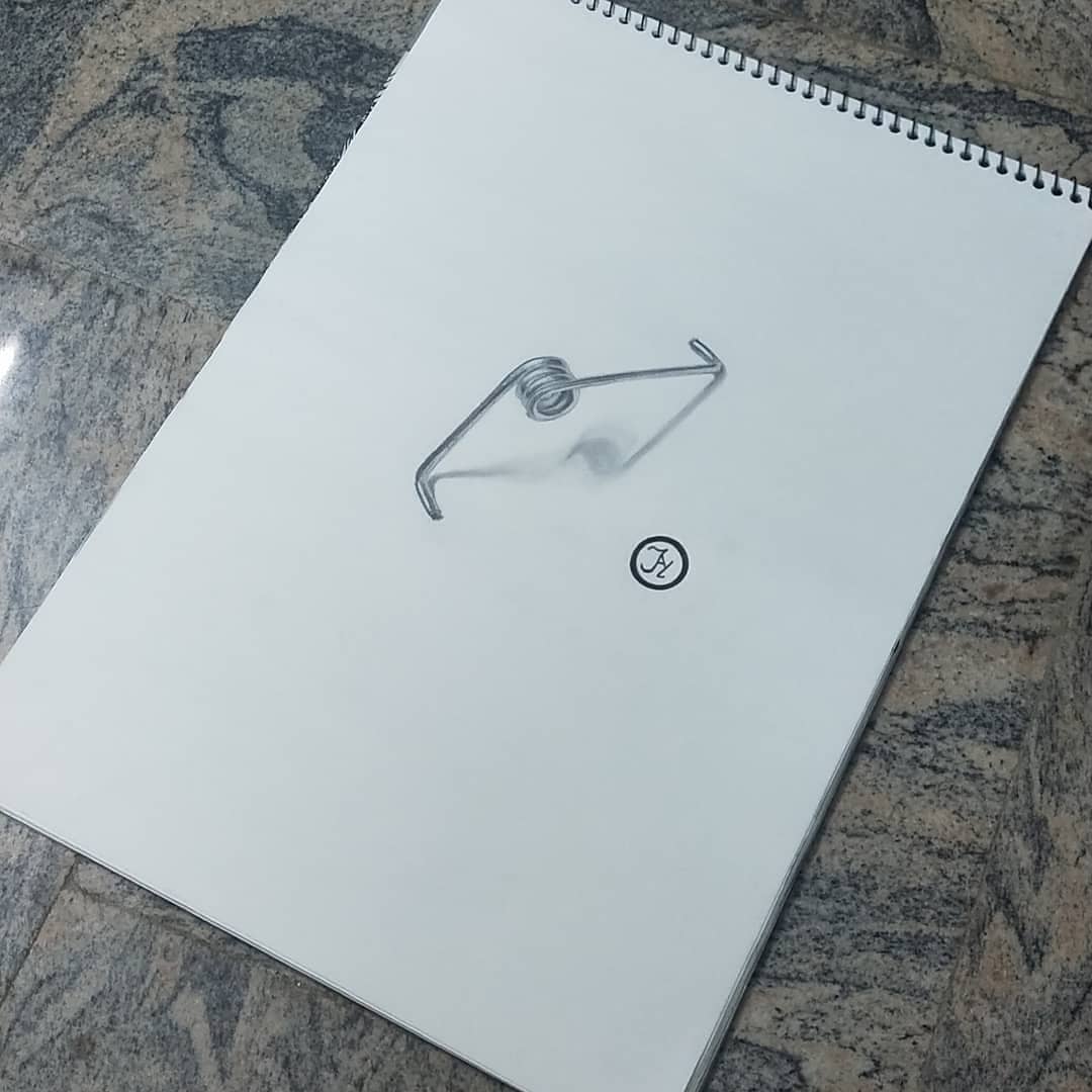 Spring 3D – Pencil Art Drawing