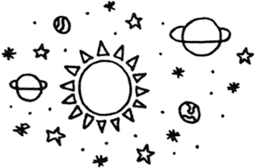 Sun Aesthetic Drawing Beautiful Image