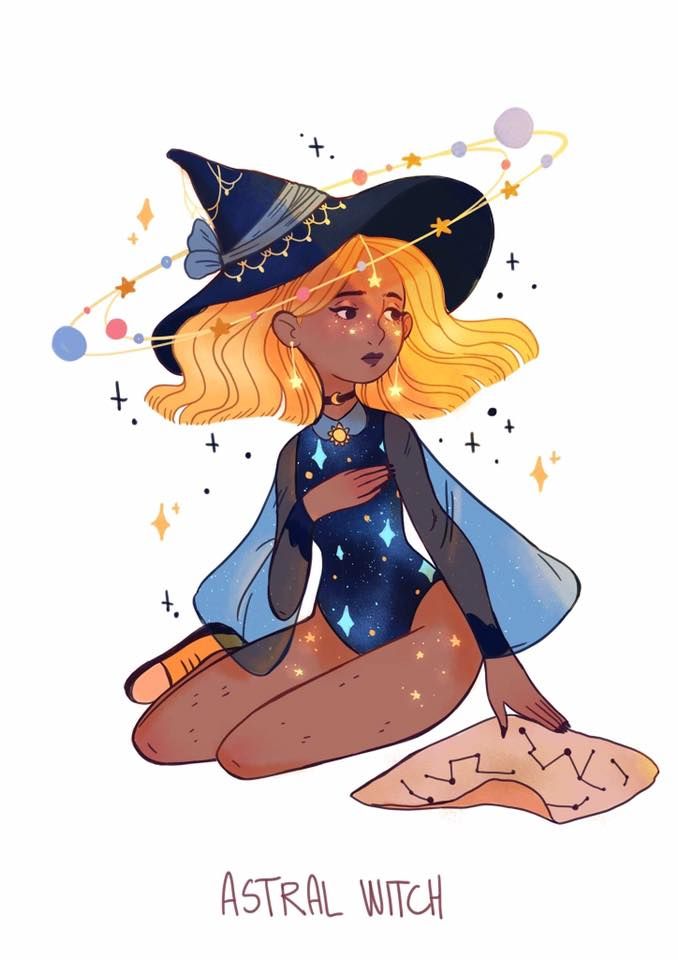 Witch Aesthetic Drawing Photo